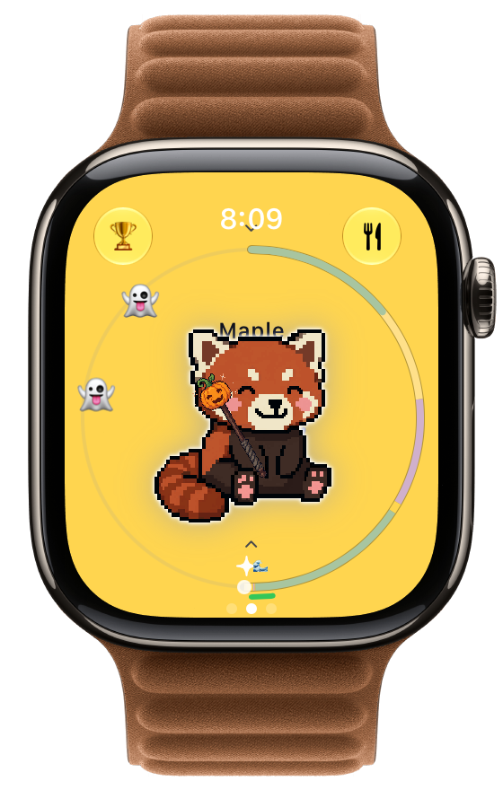 Pumpkin Wand in WatchieBesti on Apple Watch
