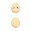 Pixel art egg — the pet's starting form