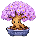Pixel art Mature Bonsai Bonsai in Dream