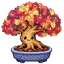 Pixel art Mature Bonsai Bonsai in Lantern