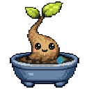 Pixel art Tiny Bonsai Bonsai in Aurora