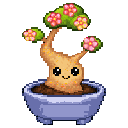 Pixel art Young Bonsai Bonsai in Firework