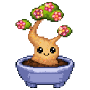 Pixel art Young Bonsai Bonsai in Lantern