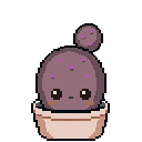Pixel art Tiny Cactus Cactus in Pink
