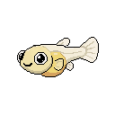Pixel art Fry Guppy in Cobalt