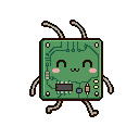 Pixel art Bot Robot in Green