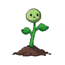 Pixel art Sprout Sunflower in Lavender