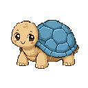 Pixel art Tortoise Tortoise in Sky