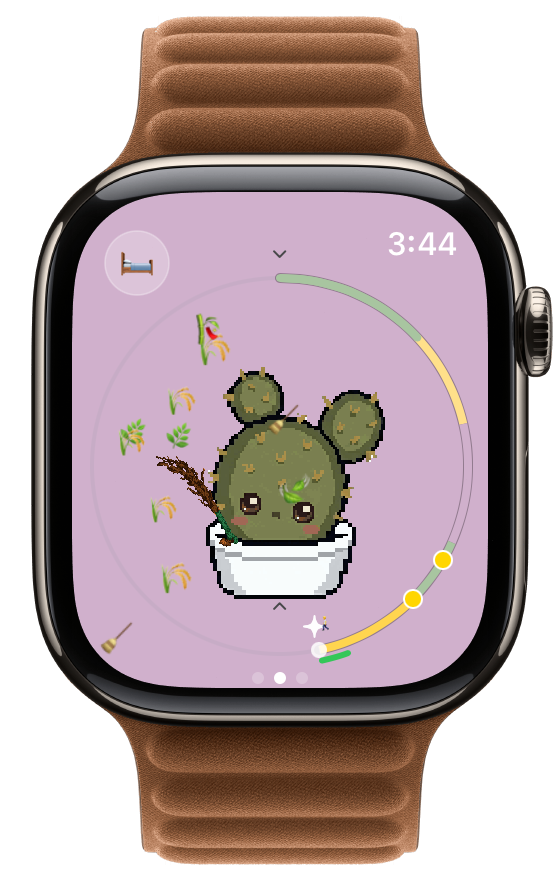 Bamboo Broom in WatchieBesti on Apple Watch