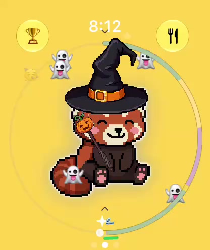 Pumpkin Wand in WatchieBesti, a short screen recording on Apple Watch