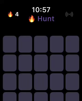 Ember Hunt gameplay clip, tapping tiles and sweeping the radar