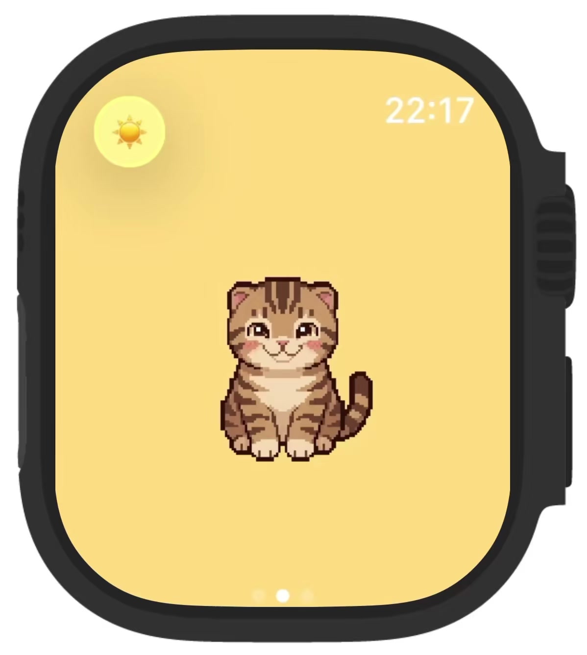 Watchie Besti on Apple Watch — pet reacts to your activity in real time