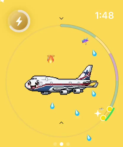 Emoji Rain in WatchieBesti, a short screen recording on Apple Watch