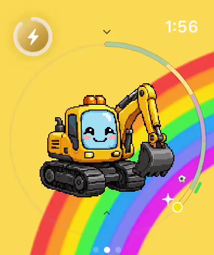 Rainbow Spark in WatchieBesti, a short screen recording on Apple Watch