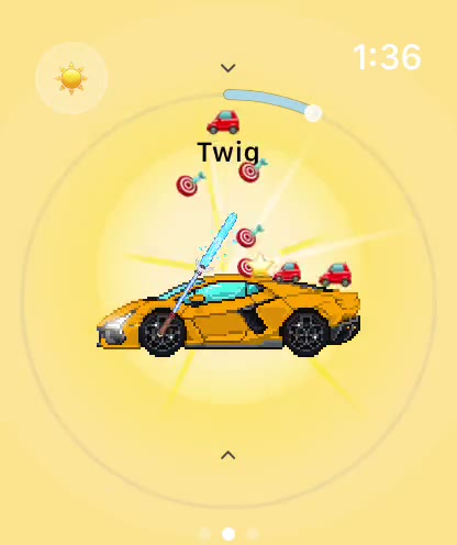 Machine Wand in WatchieBesti, a short screen recording on Apple Watch